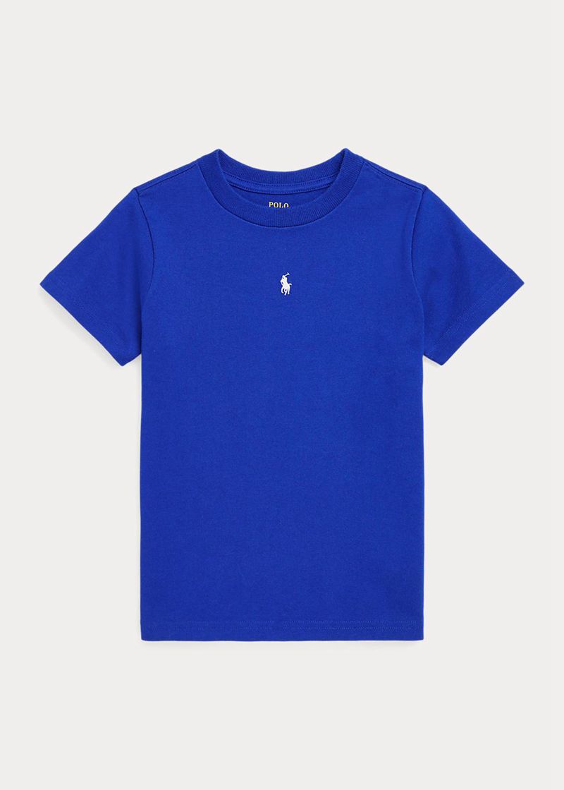 Camiseta Ralph Lauren Niño 1.5-6 Años Cotton Jersey Crewneck Chile Azules WUDIH-6530